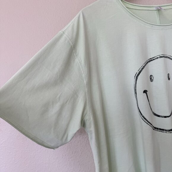 Fabletics Short Sleeve Tee Top Mint Green Lightweight Stretch XXL - Picture 2 of 7